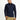 Koyu Lacivert Polo Yaka Regular Fit Pamuk Sweatshirt