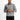 Orta Gri Melanj Polo Yaka Slim Fit Dar Kesim Desenli Sweatshirt