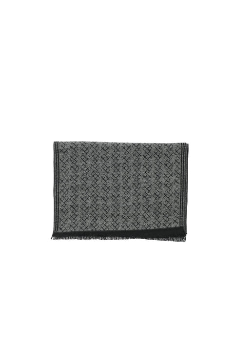 Black Patterned Scarf