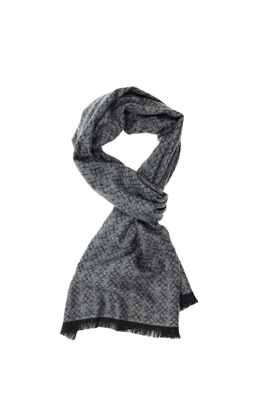 Orta Gri Desenli Atkı