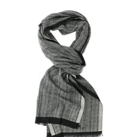 Black Patterned Scarf