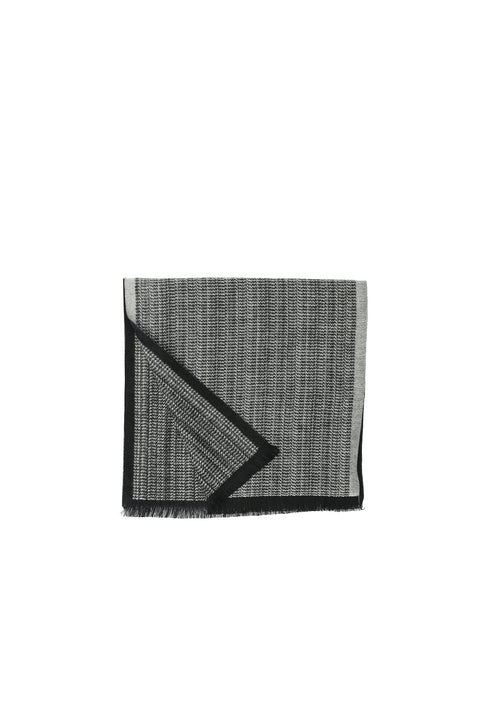 Black Patterned Scarf