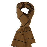 Açık Kahve Desenli Atkı