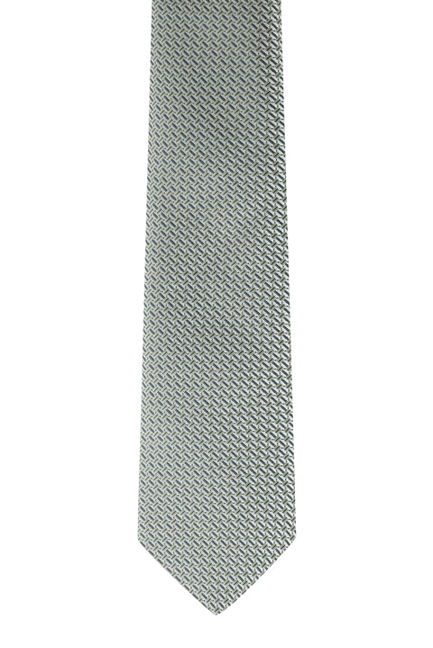 Light Gray Patterned Tie