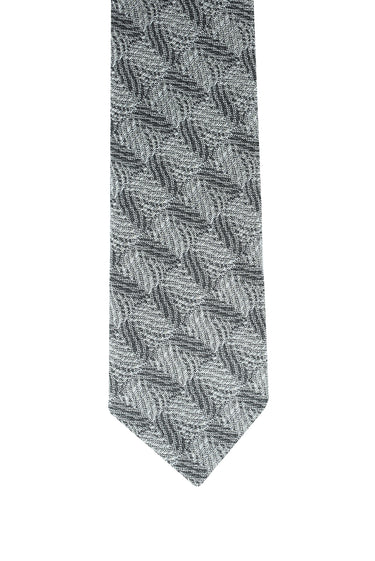 Koyu Füme Desenli Kravat