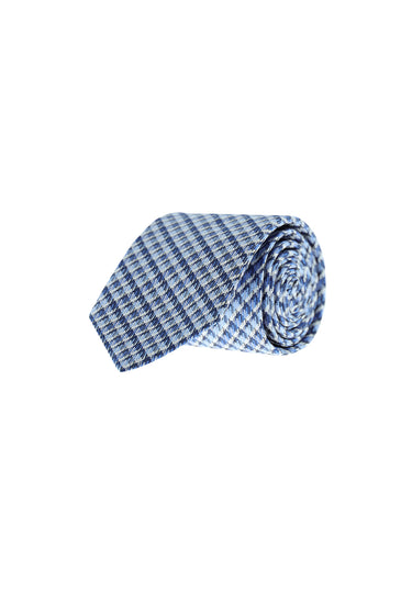 Mavi Desenli Kravat