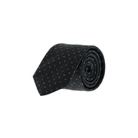 Black Patterned Tie