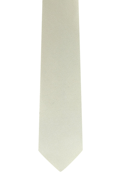 Light Beige Patterned Tie