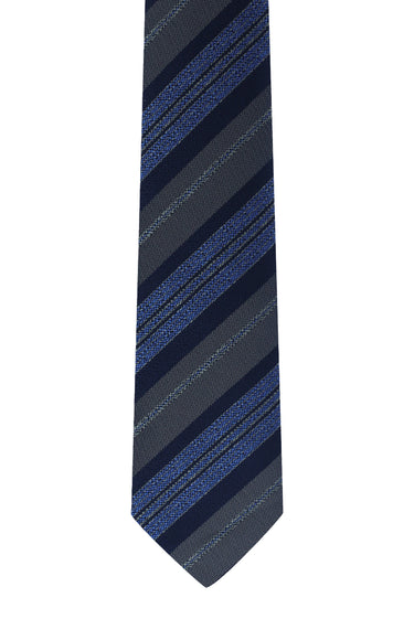 Koyu Lacivert Desenli Kravat