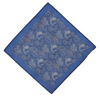 Blue Patterned Handkerchief