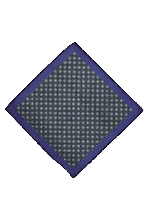 Black Patterned Handkerchief