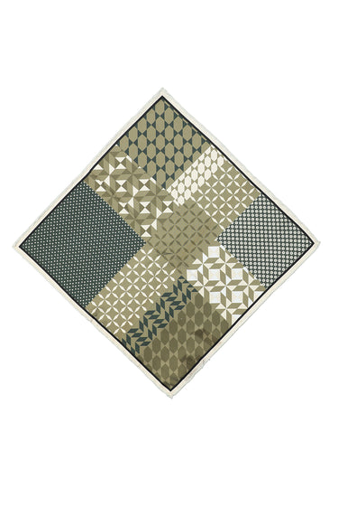 Orta Kahve Desenli Mendil