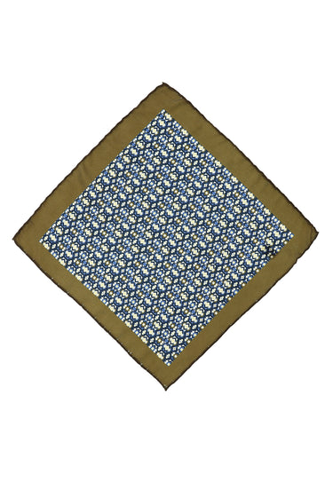 Koyu Kahve Desenli Mendil