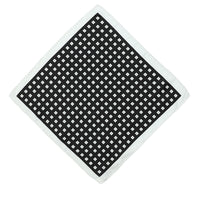 Black Patterned Handkerchief