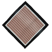 Dark Burgundy Patterned Handkerchief
