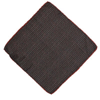Dark Brown Patterned Handkerchief