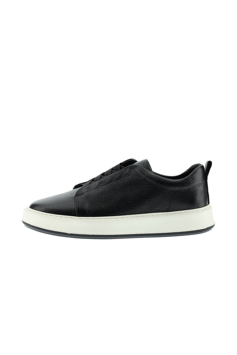 Siyah Sneaker Deri Ayakkabı