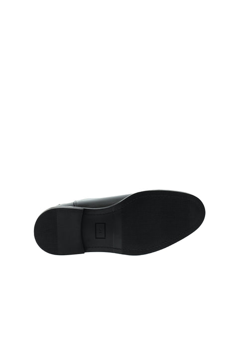 Black Leather Chelsea Boots