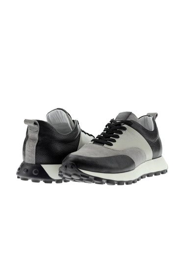 Koyu Lacivert Deri Spor Ayakkabı