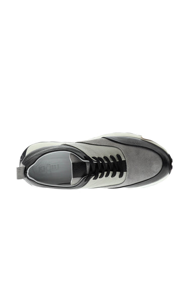 Koyu Lacivert Deri Spor Ayakkabı