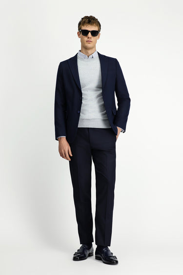 Koyu Lacivert Regular Fit Klasik Ceket