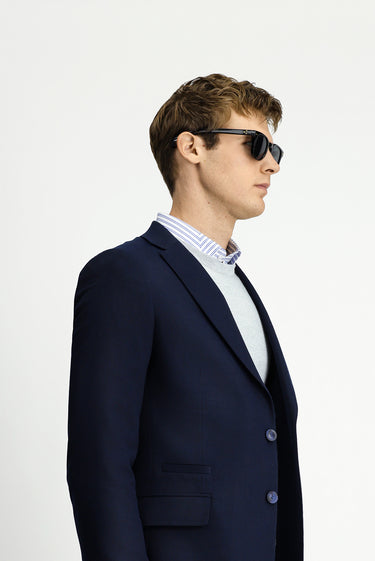 Koyu Lacivert Regular Fit Klasik Ceket