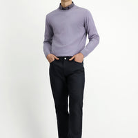 Koyu Antrasit Regular Fit Likralı Kanvas / Chino Pantolon