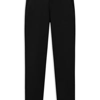 Siyah Regular Fit Likralı Kanvas / Chino Pantolon