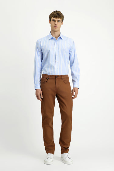 Tarçın  Regular Fit Likralı Kanvas / Chino Pantolon