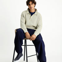 Dark Navy Engineered Fit Cotton Cargo Pants