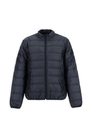 Koyu Lacivert Şişme Spor Mont