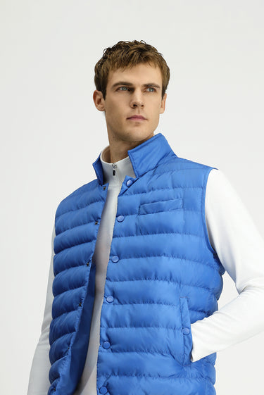 Mavi Kapitone Spor Yelek