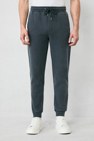 Orta Antrasit Desenli Pamuklu Sweatpant / Eşofman Altı
