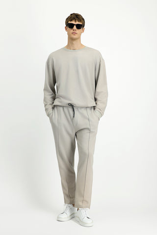 Taş Beli Lastikli İpli Cepli Pamuklu Sweatpant / Eşofman Altı