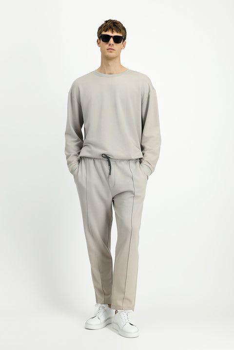 Taş Beli Lastikli İpli Cepli Pamuklu Sweatpant / Eşofman Altı