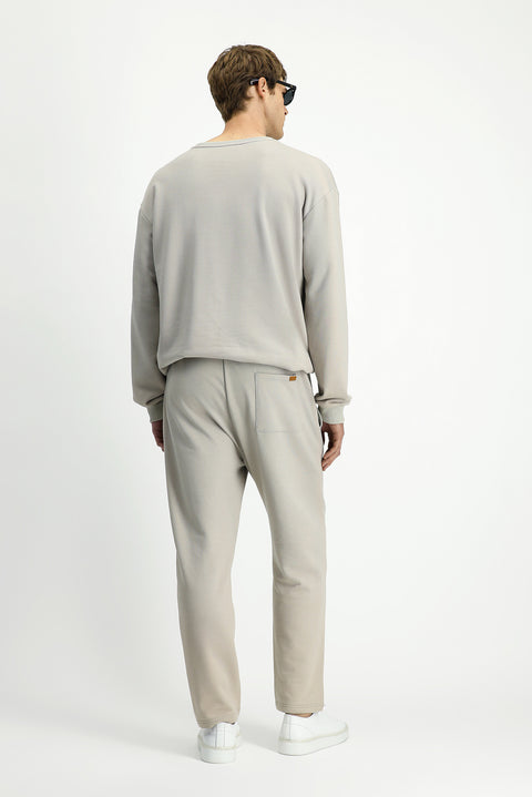 Taş Beli Lastikli İpli Cepli Pamuklu Sweatpant / Eşofman Altı