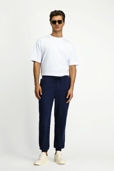 İndigo Regular Fit Pamuklu Baskılı Sweatpant / Eşofman Altı