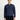 Orta Lacivert Polo Yaka Regular Fit Desenli Fermuarlı Pamuklu Sweatshirt