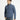 İndigo Melanj Yarım Balıkçı Yaka Yaka Regular Fit Fermuarlı Pamuklu Sweatshirt