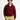 Koyu Bordo Polo Yaka Oversize Ekstra Rahat Kesim Desenli Triko Kazak