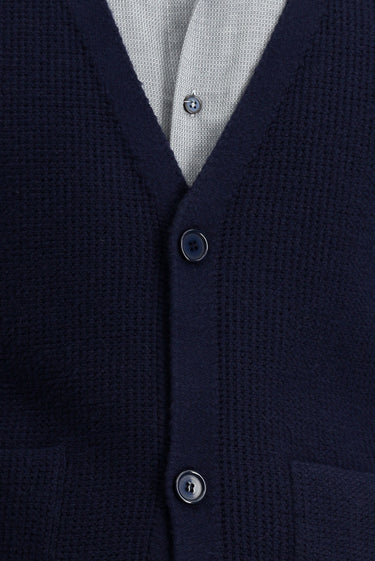 Koyu Lacivert V Yaka Triko Yelek