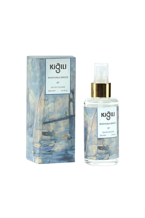 Set of 2 Evil Eye Charms & 100ml Bosphorus Breeze Cologne in a Gift Box