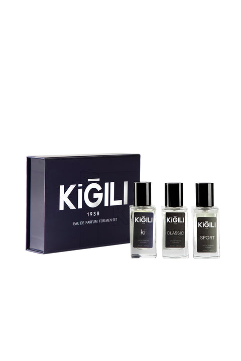3'lü Classic & Ki & Sport Hediye Kutulu 30 ml Erkek Parfüm Seti