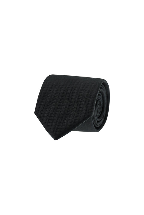 Black Patterned Tie