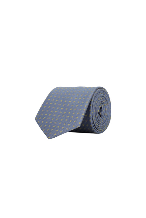 Blue Patterned Tie