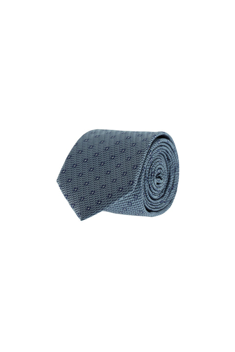 Blue Patterned Tie