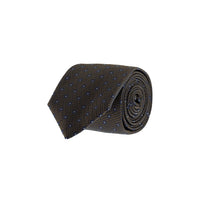 Dark Brown Patterned Tie