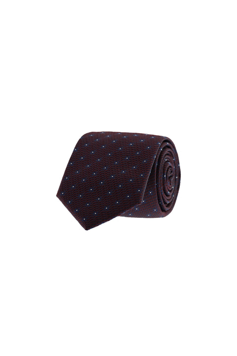 Plum Patterned Tie