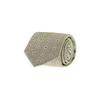 Medium Beige Patterned Tie