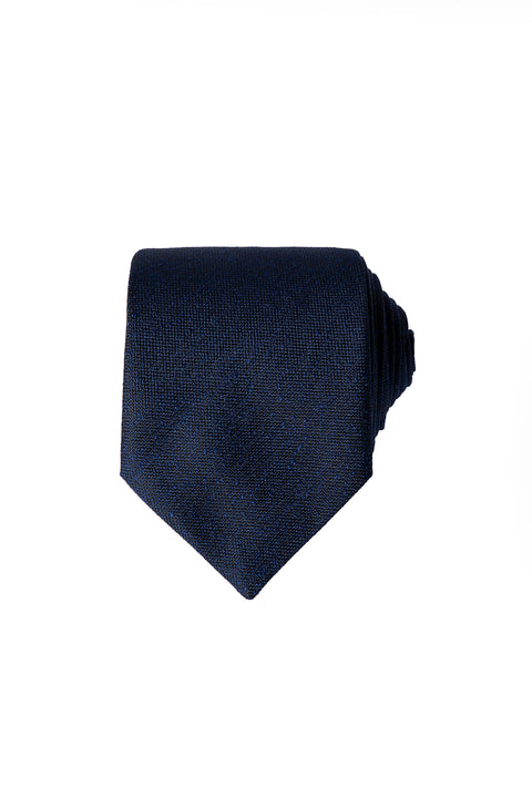 Navy Patterned Tie